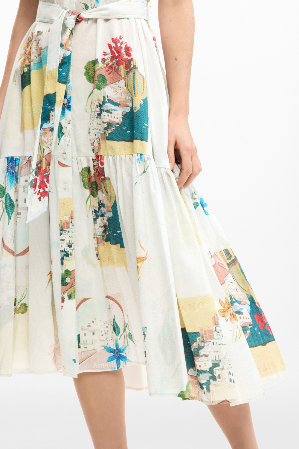 Desigual Postcards Shirt Dress
