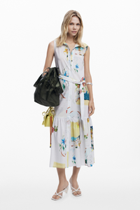 Desigual Postcards Shirt Dress