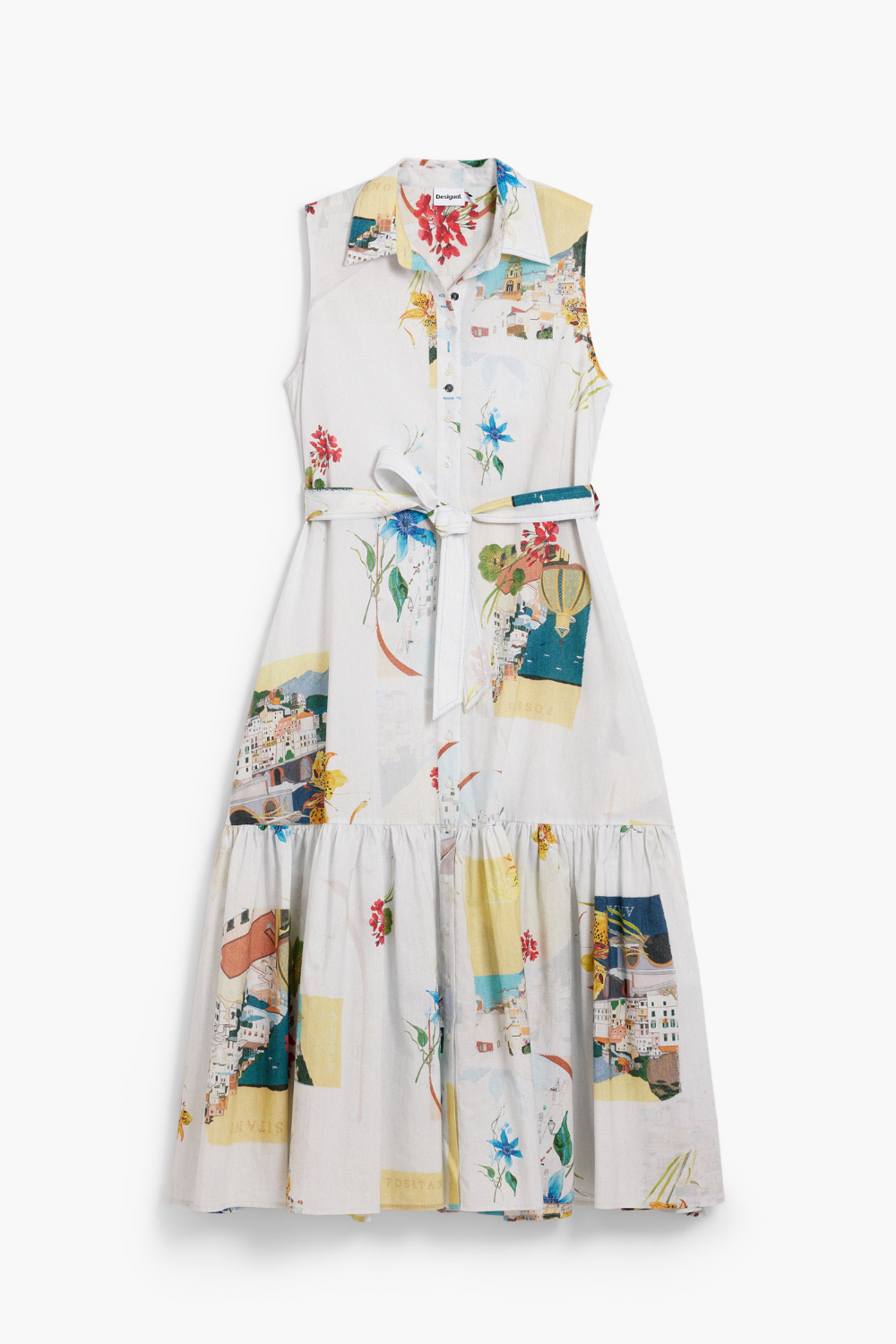 Desigual Postcards Shirt Dress