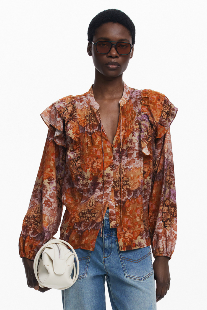 Desigual Romantica Blouse Orange