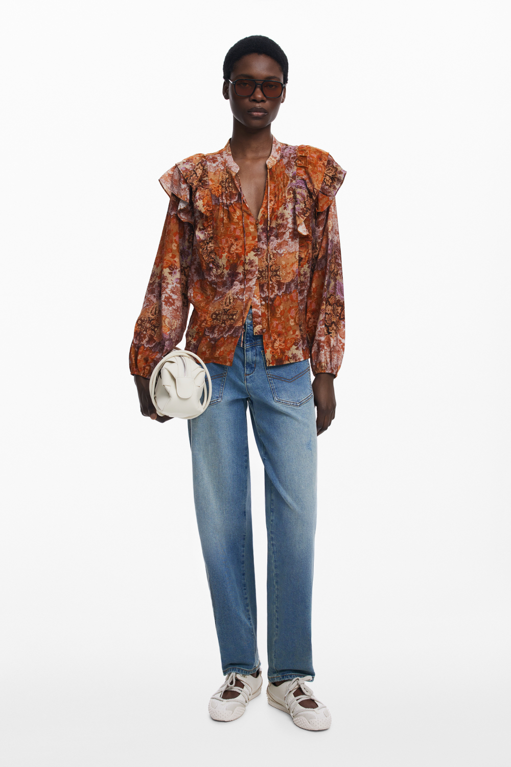 Desigual Romantica Blouse Orange