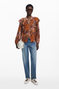 Desigual Romantica Blouse Orange