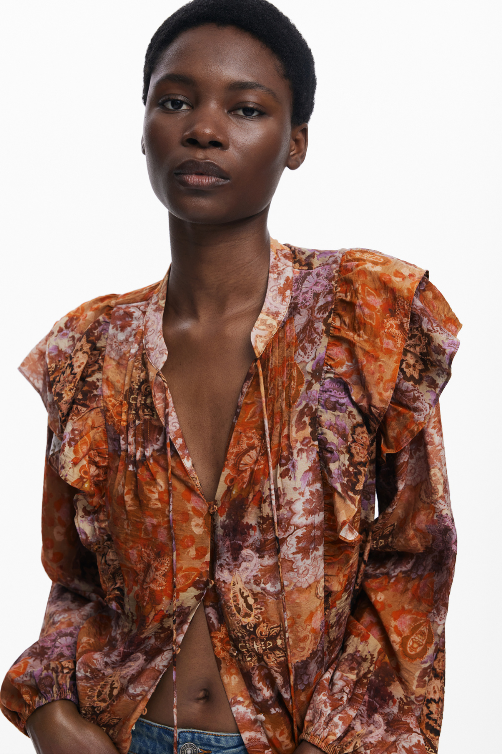 Desigual Romantica Blouse Orange