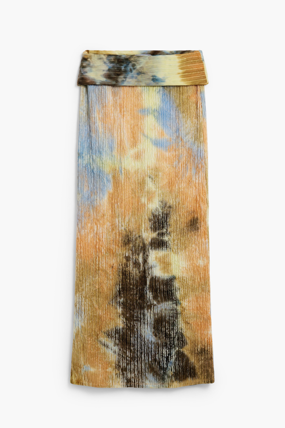 Desigual Textured Skirt Warm Brown
