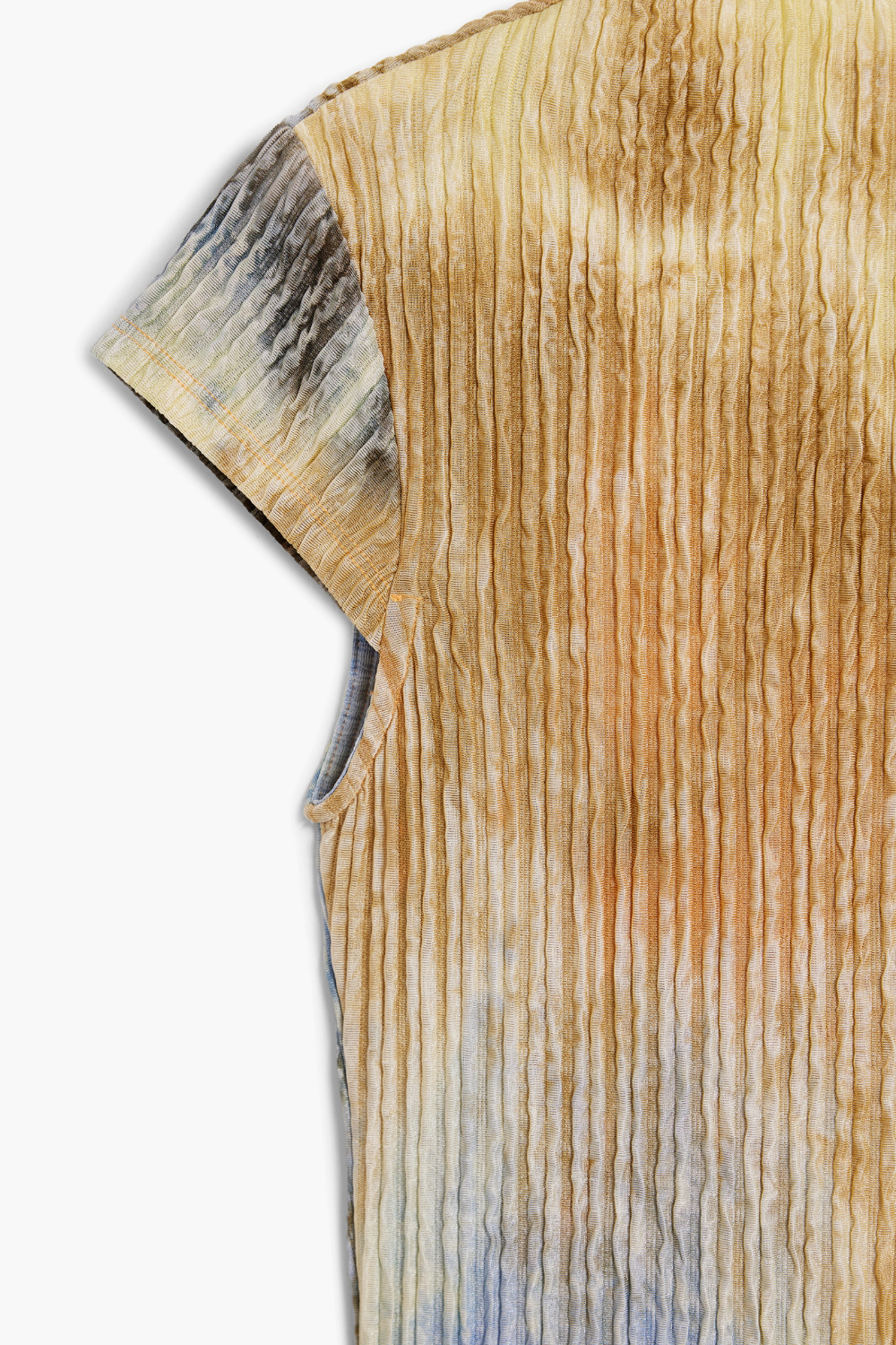 Desigual Textured Sleeveless Top Warm Brown