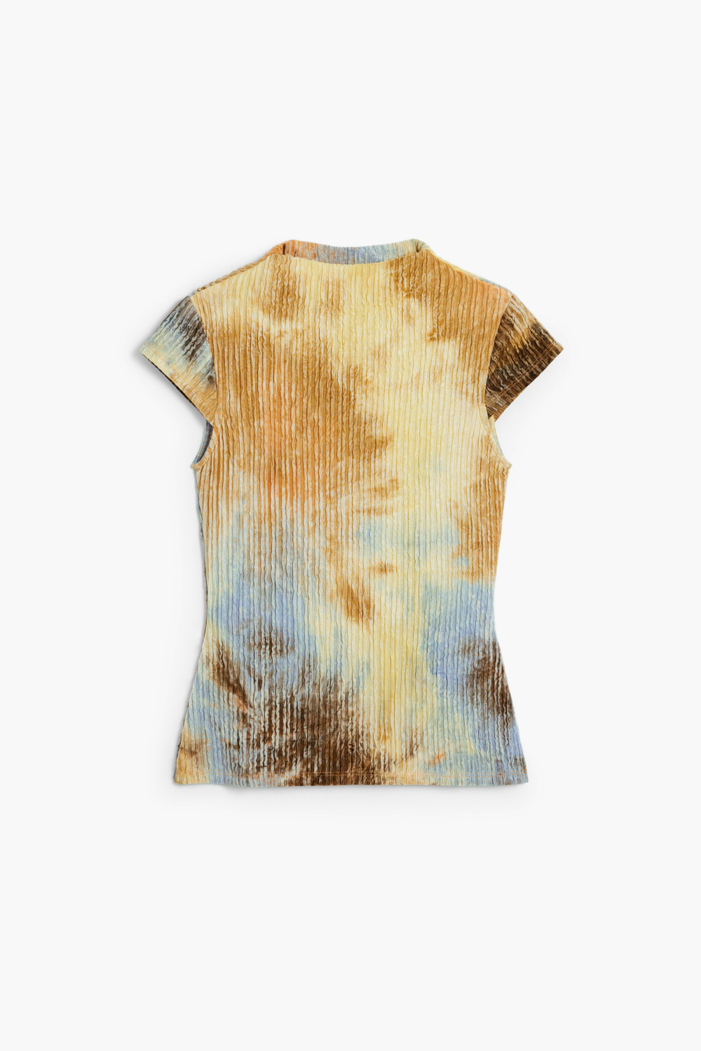 Desigual Textured Sleeveless Top Warm Brown
