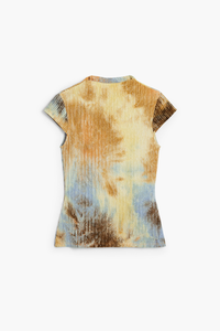 Desigual Textured Sleeveless Top Warm Brown