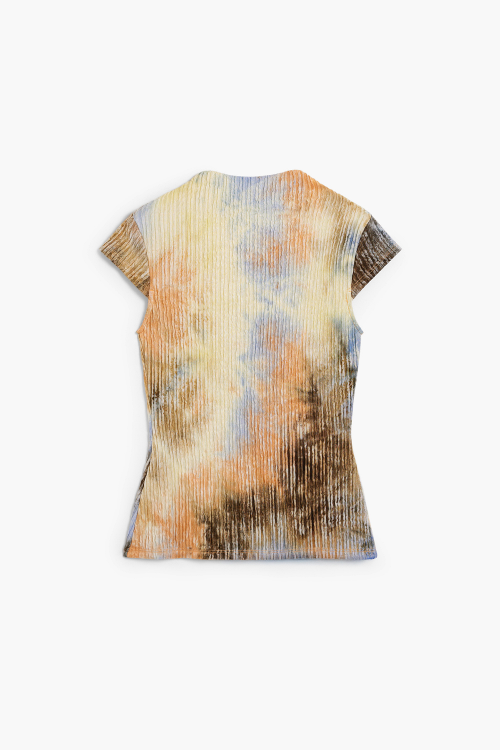 Desigual Textured Sleeveless Top Warm Brown