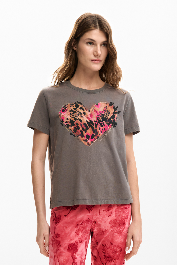 Desigual Tiger Heart T-Shirt Pre-Order