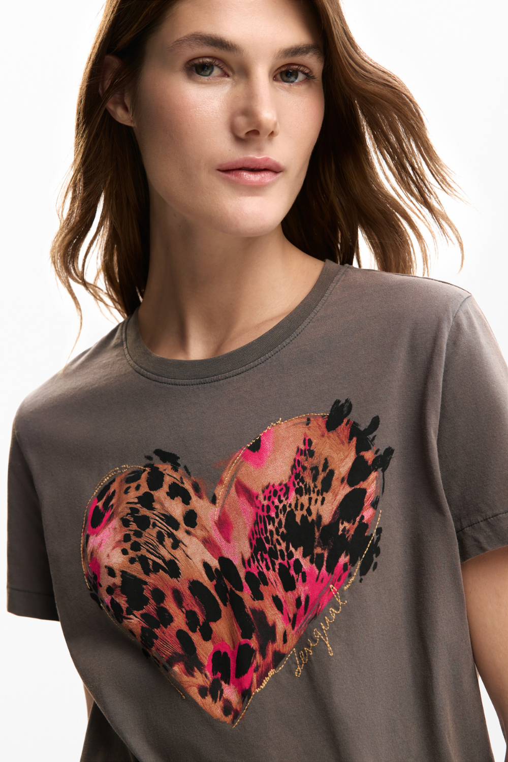 Desigual Tiger Heart T-Shirt Pre-Order