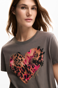 Desigual Tiger Heart T-Shirt Pre-Order