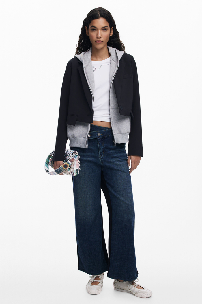 Desigual Twist Jeans Dark Denim & Black