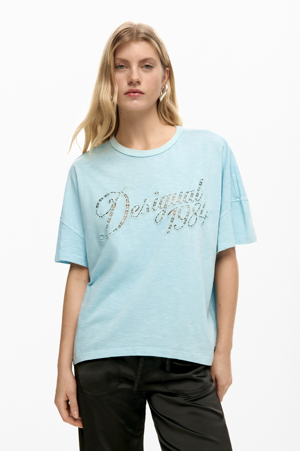 Desigual Vintage 1984 T-Shirt Blue
