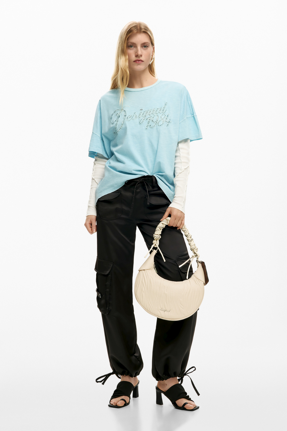 Desigual Vintage 1984 T-Shirt Blue