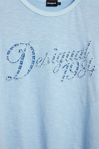 Desigual Vintage 1984 T-Shirt Blue
