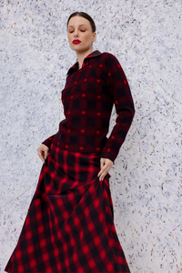 M.A.Dainty Dolly Skirt Rodeo Check