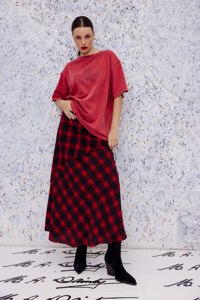 M.A.Dainty Dolly Skirt Rodeo Check