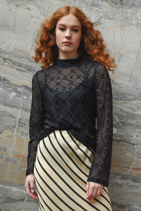 Curate Don't Get Meshy Top Black Pre-Order