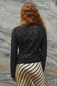 Curate Don't Get Meshy Top Black Pre-Order