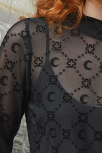 Curate Don't Get Meshy Top Black Pre-Order