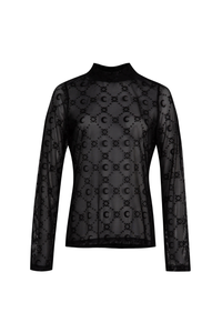 Curate Don't Get Meshy Top Black Pre-Order