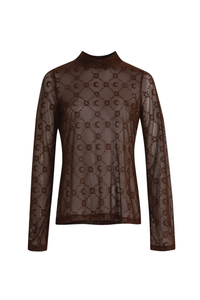 Curate Don't Get Meshy Top Brown