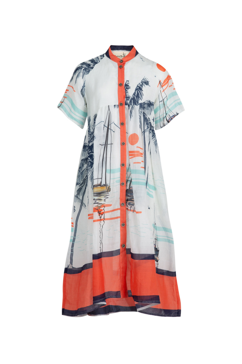 Curate Don't Make Waves Dress Marina Pre-Order
