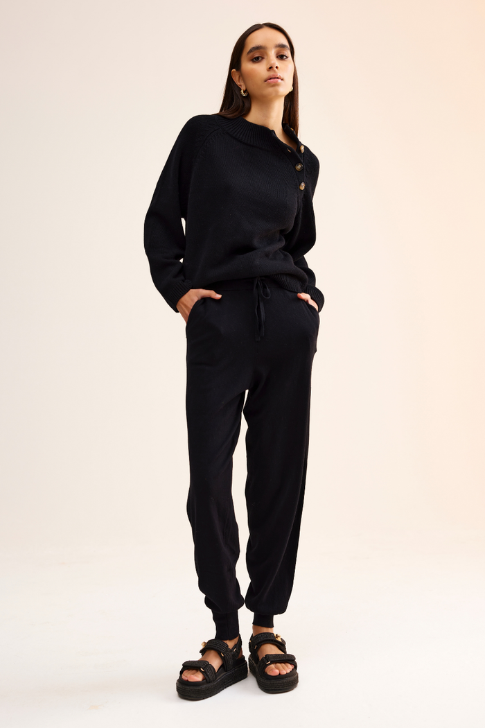 Kinney Eliza Knit Pant Black