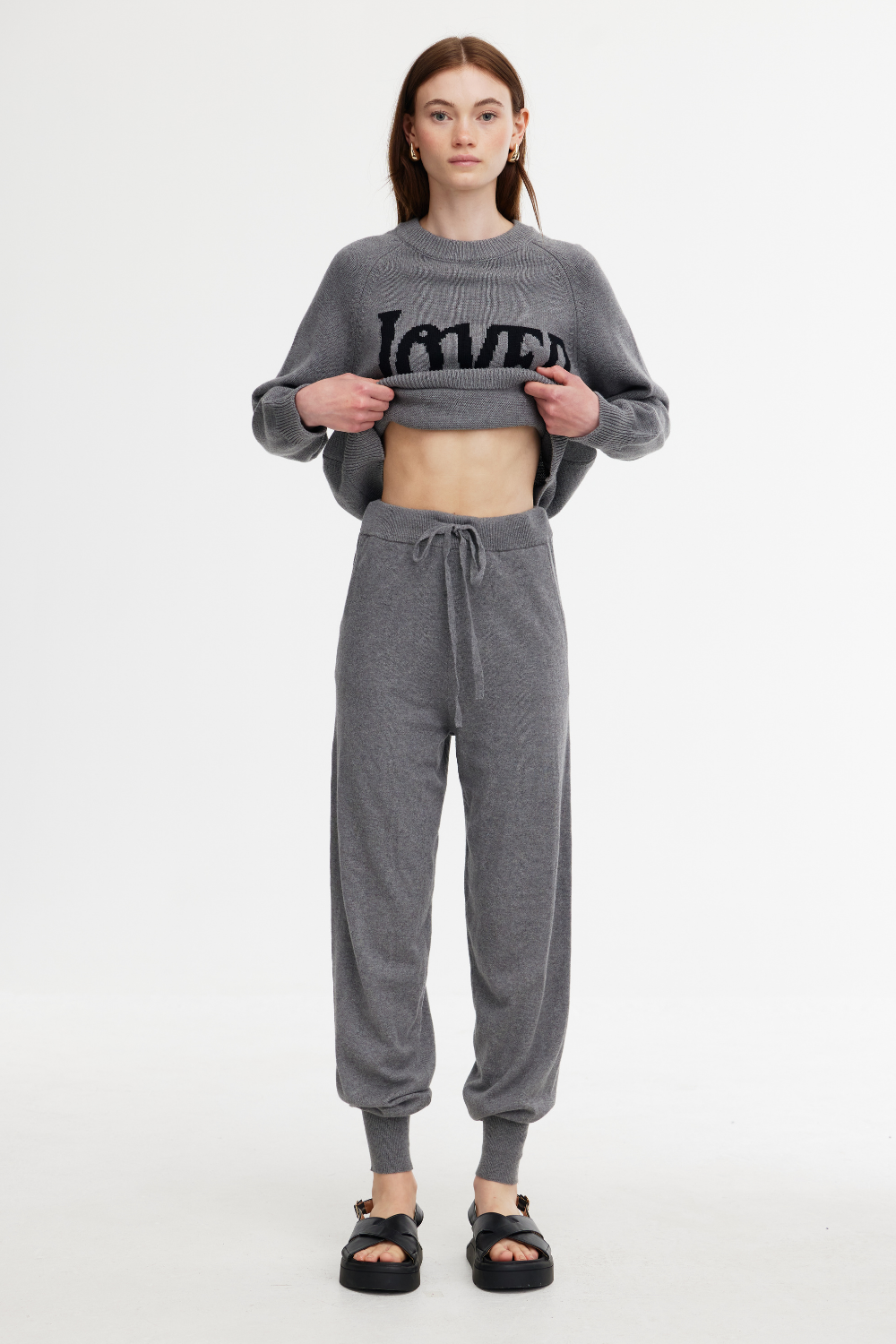 Kinney Eliza Knit Pant Grey