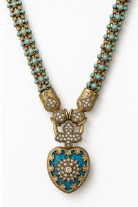 Elle and Elka Heart Necklace Multi