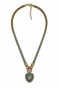 Elle and Elka Heart Necklace Multi