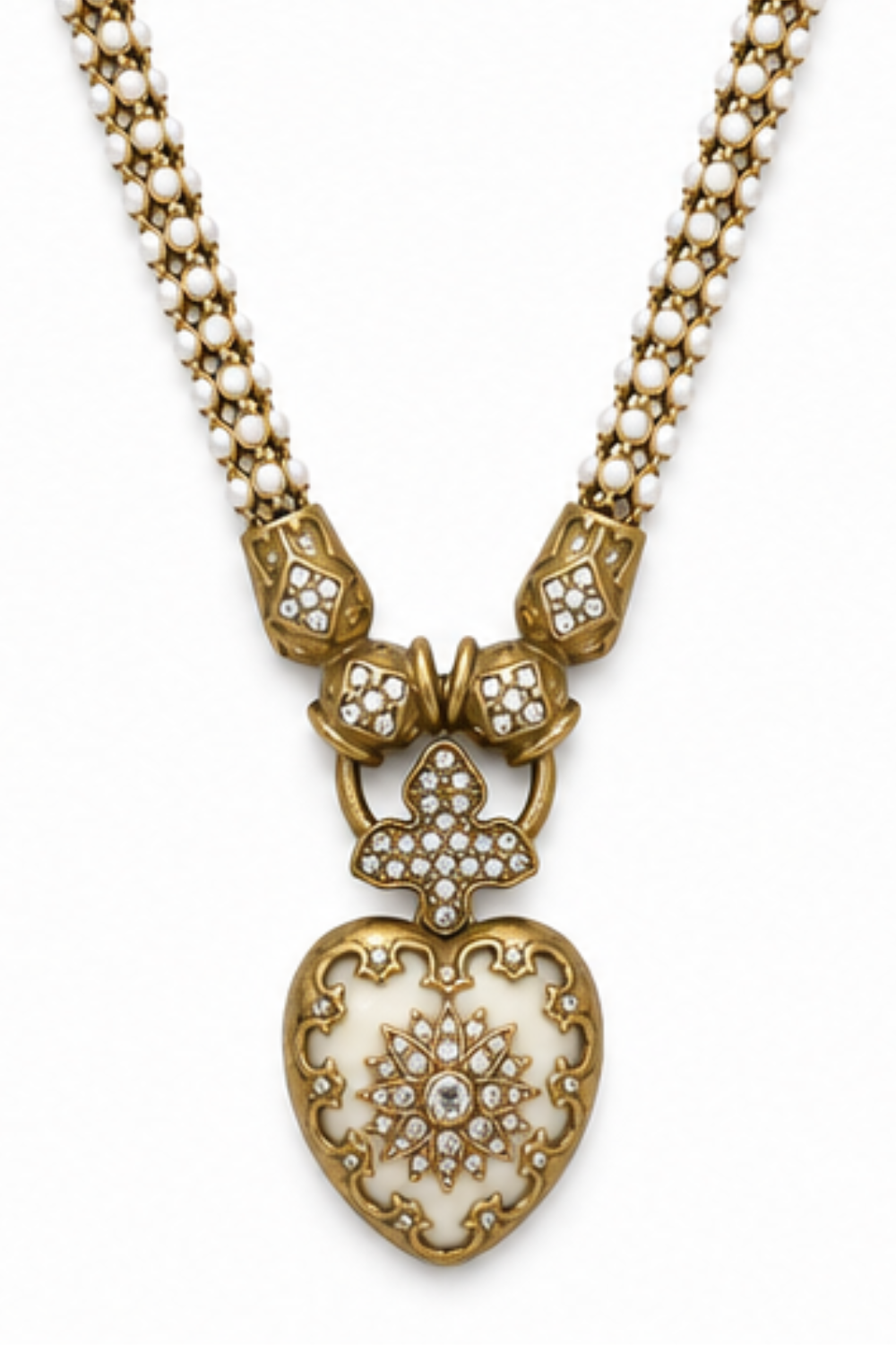 Elle and Elka Heart Necklace Multi