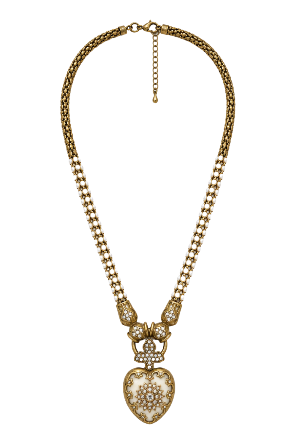 Elle and Elka Heart Necklace Multi