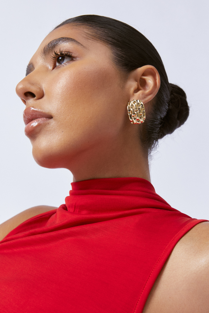 Zahar Evelyn Earrings Gold