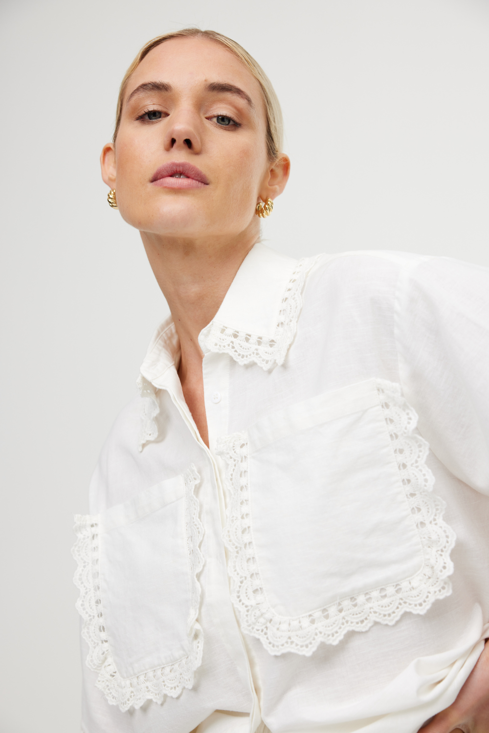 Kinney Evie Shirt Ivory