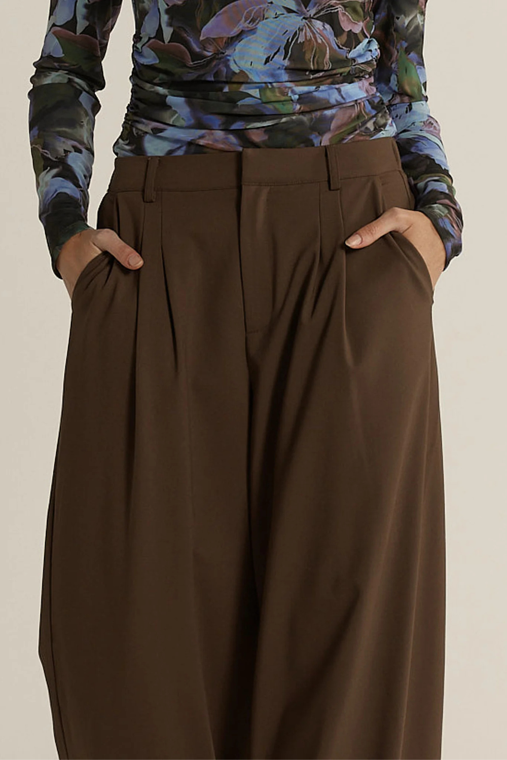 Fate + Becker Roan Pants Chocolate