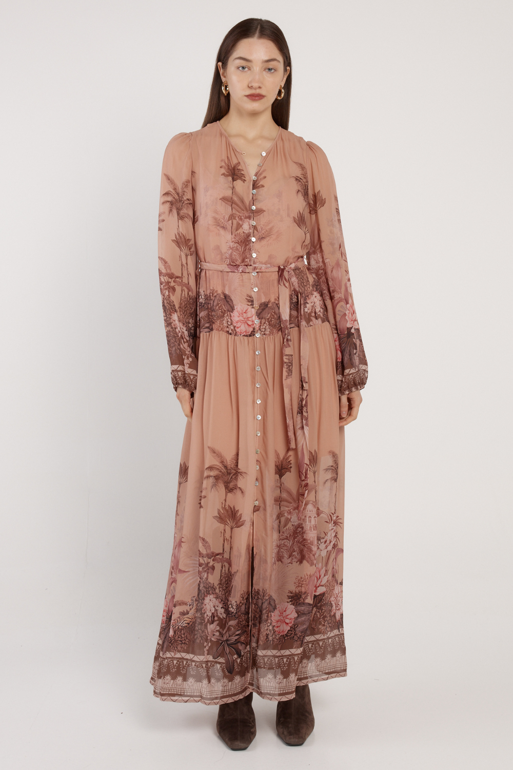 Fate + Becker Romy Maxi Dress Light Scarf