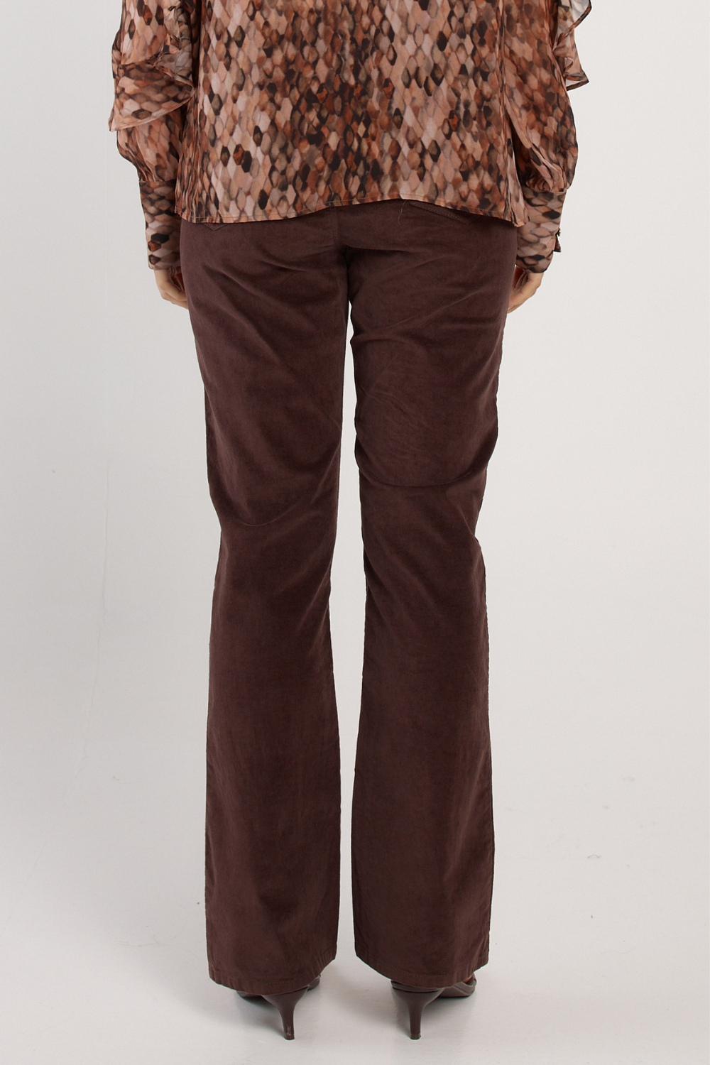 Fate and Becker Knox Velvet Jeans Chocolate Brown