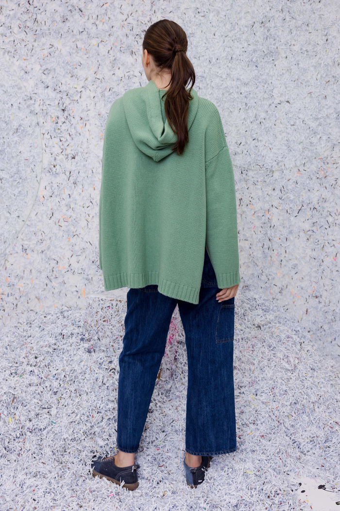 M.A.Dainty Fender Knit Green Apple