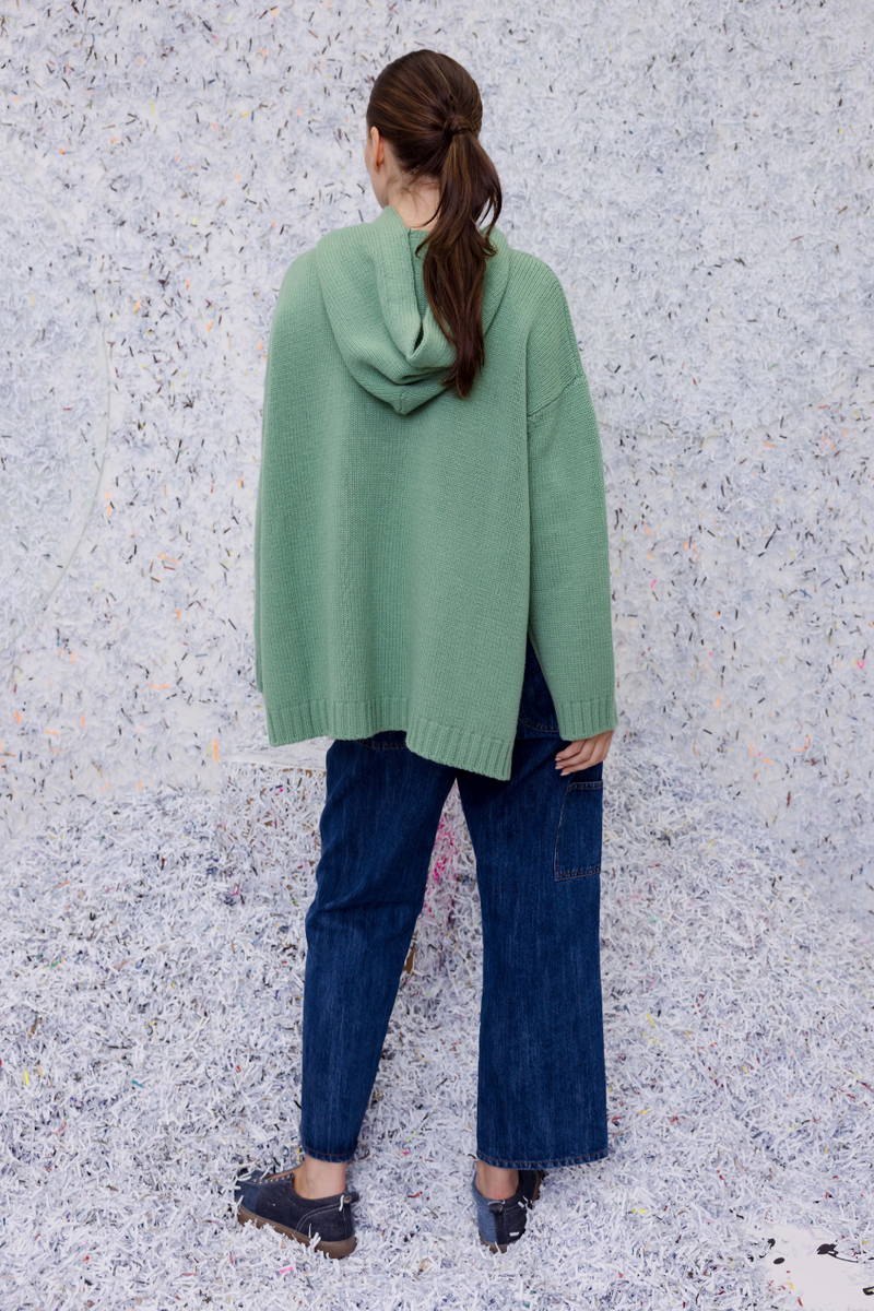 M.A.Dainty Fender Knit Green Apple