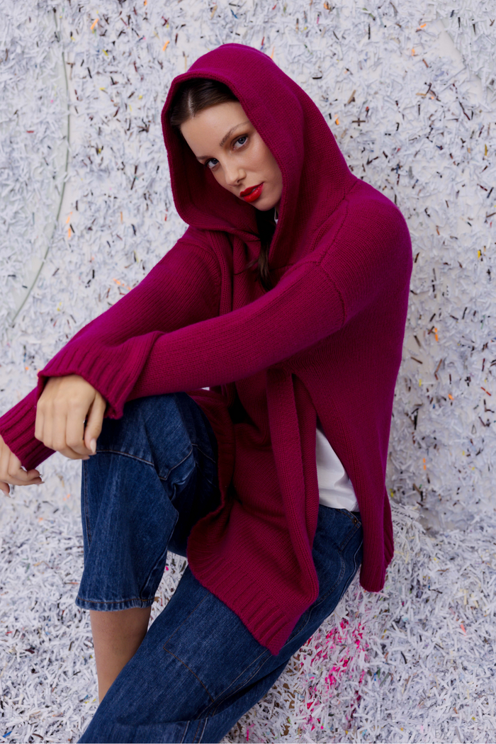 M.A.Dainty Fender Knit Magenta