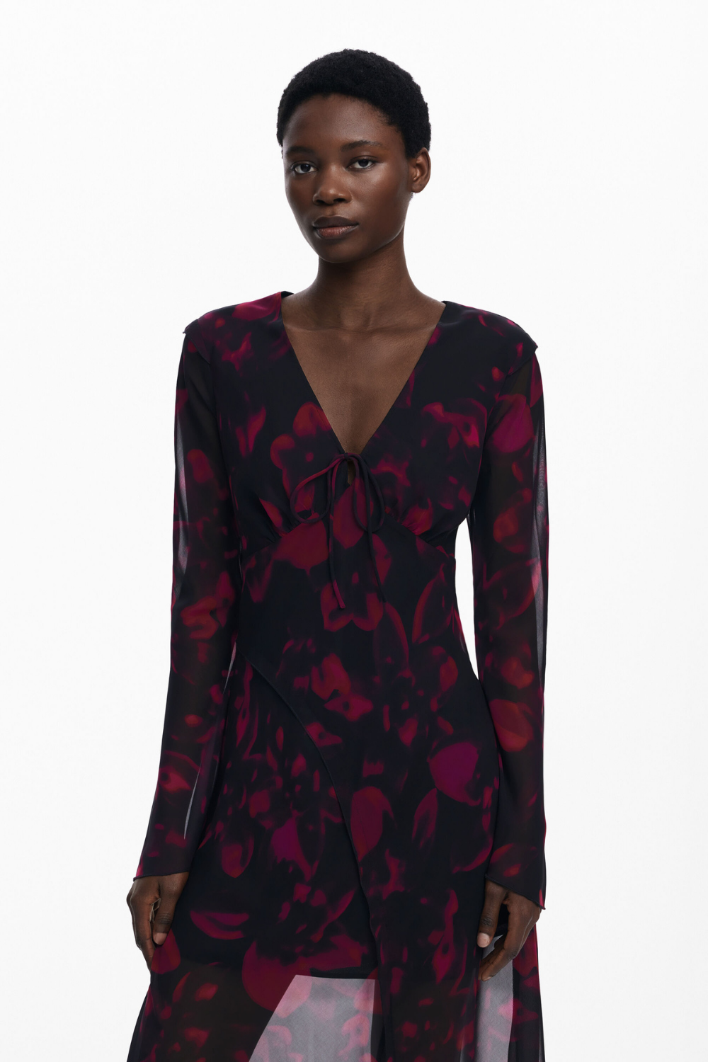 Desigual Floral Flowy Long Dress Pre-Order