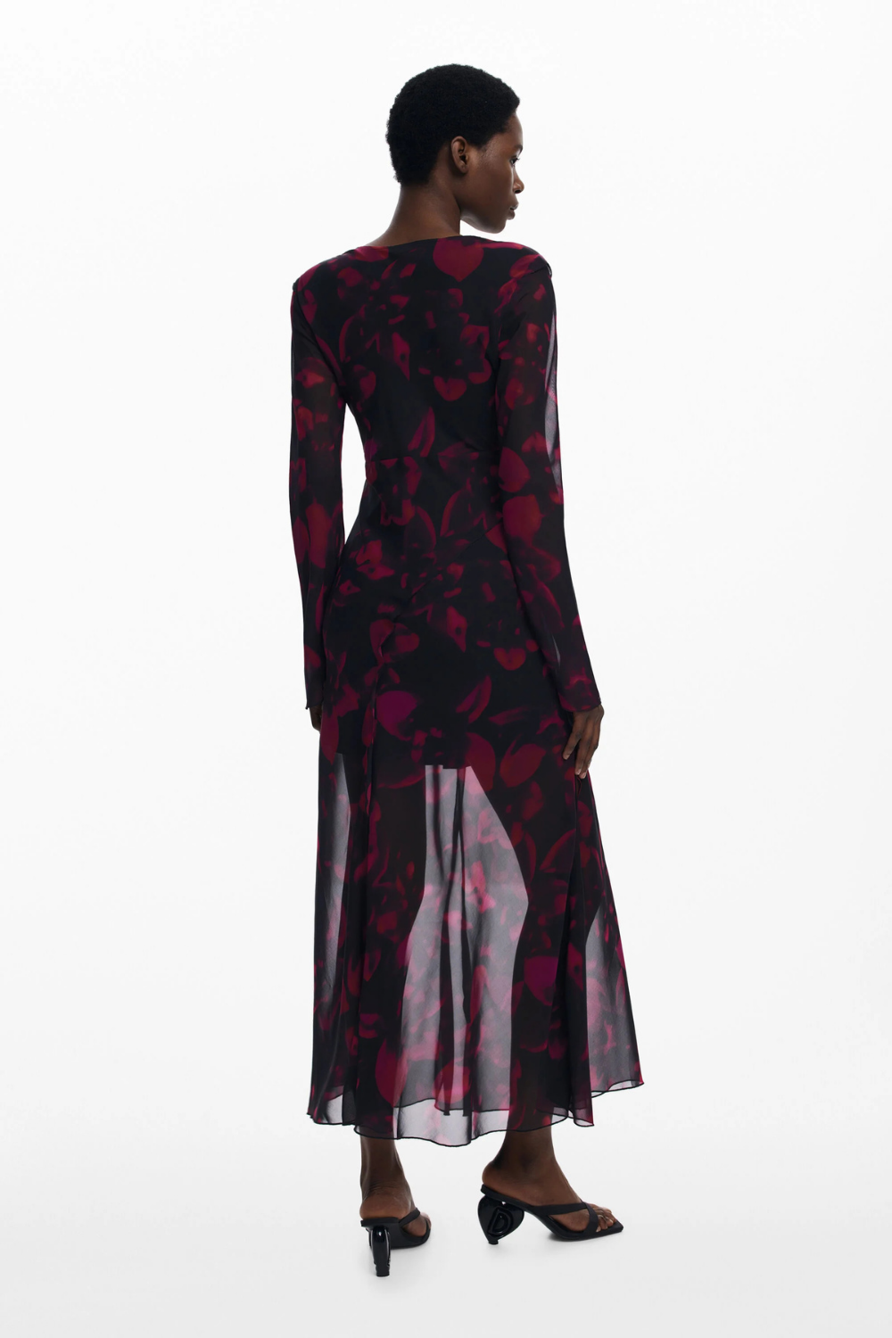 Desigual Floral Flowy Long Dress Pre-Order