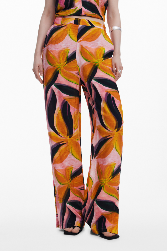 Desigual Floral Print Trousers