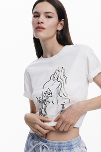 Desigual Floral Shirt White