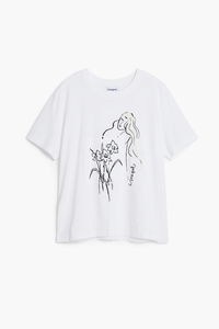 Desigual Floral Shirt White