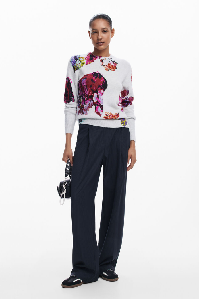 Desigual Floral Sweater M. Christian Lacroix