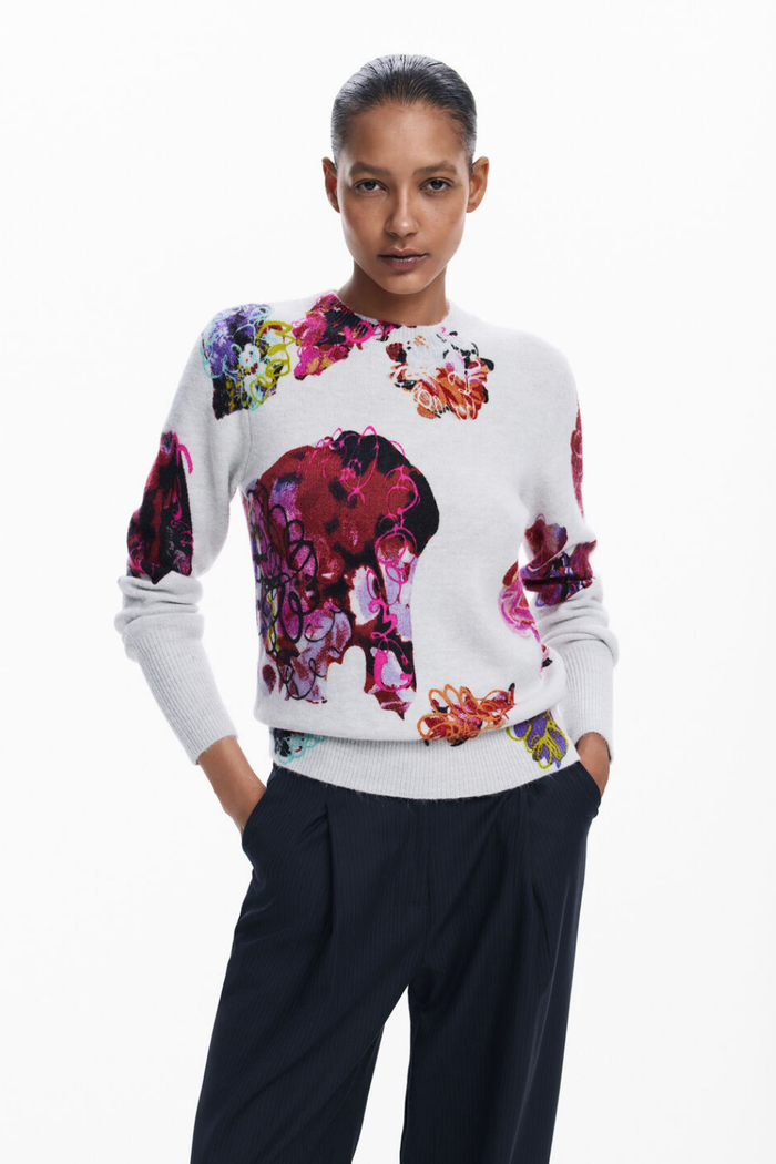 Desigual Floral Sweater M. Christian Lacroix