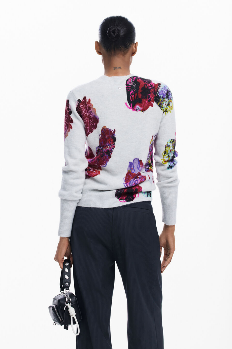 Desigual Floral Sweater M. Christian Lacroix