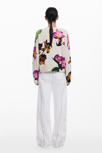 Desigual Floral Print Cardigan